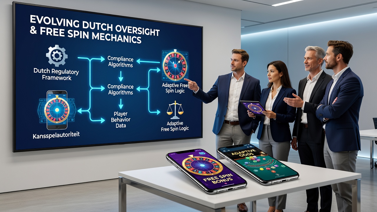 Mobiele live tafel interface met weergave van vrije spin voorwaarden en Nederlandse licentie badges